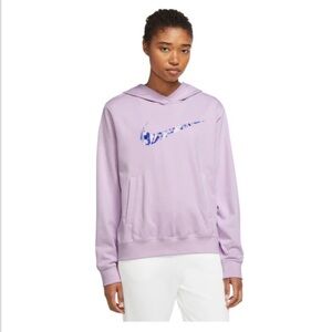 Nike Women's Dri-fit Light Purple Hoodie